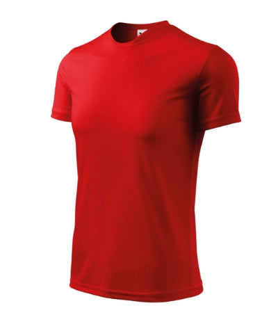 Red Polyester Tee